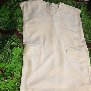 Bar III white shift dress